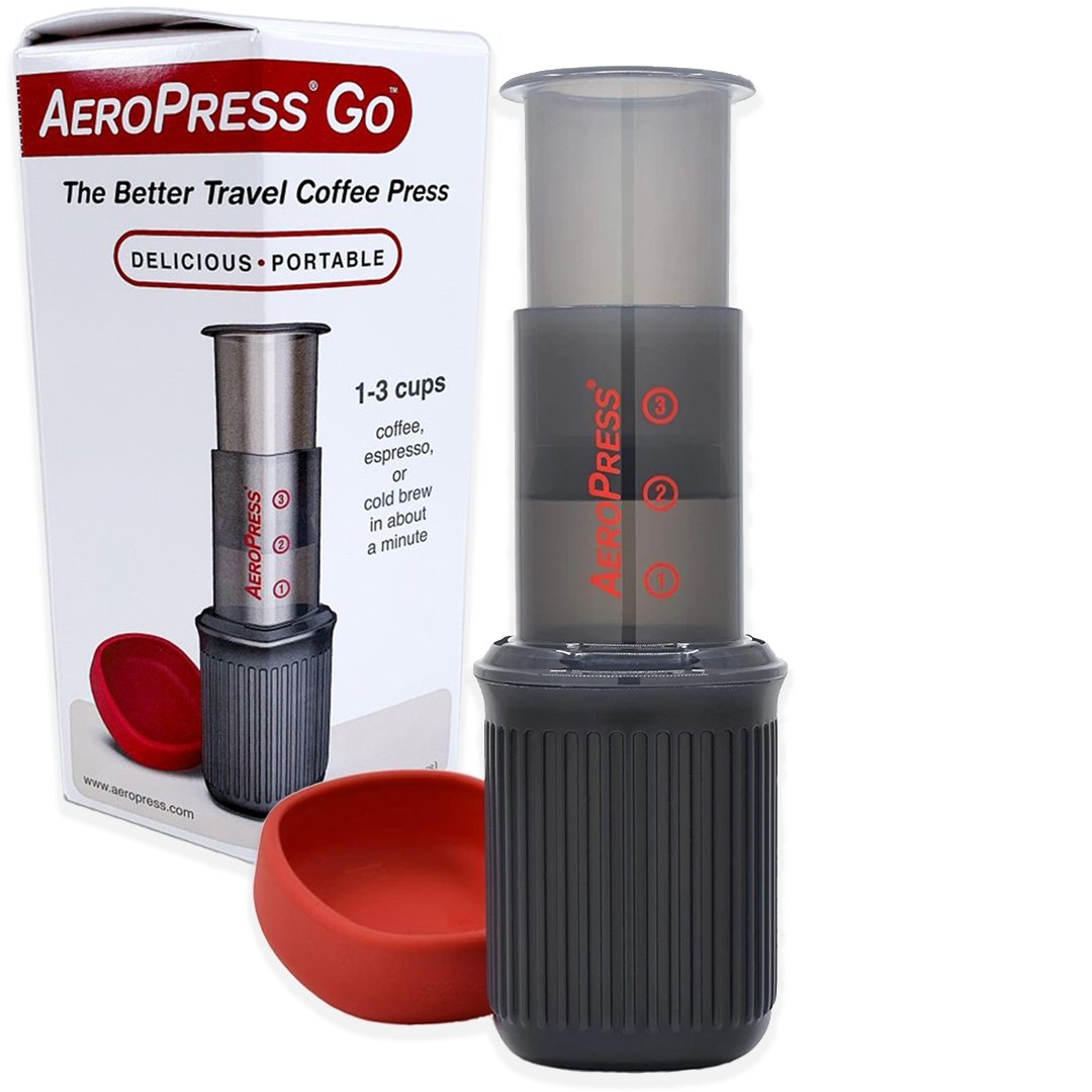 Go Portable Travel Coffee Press, 1-3 Cups - Espresso and Cold Brew